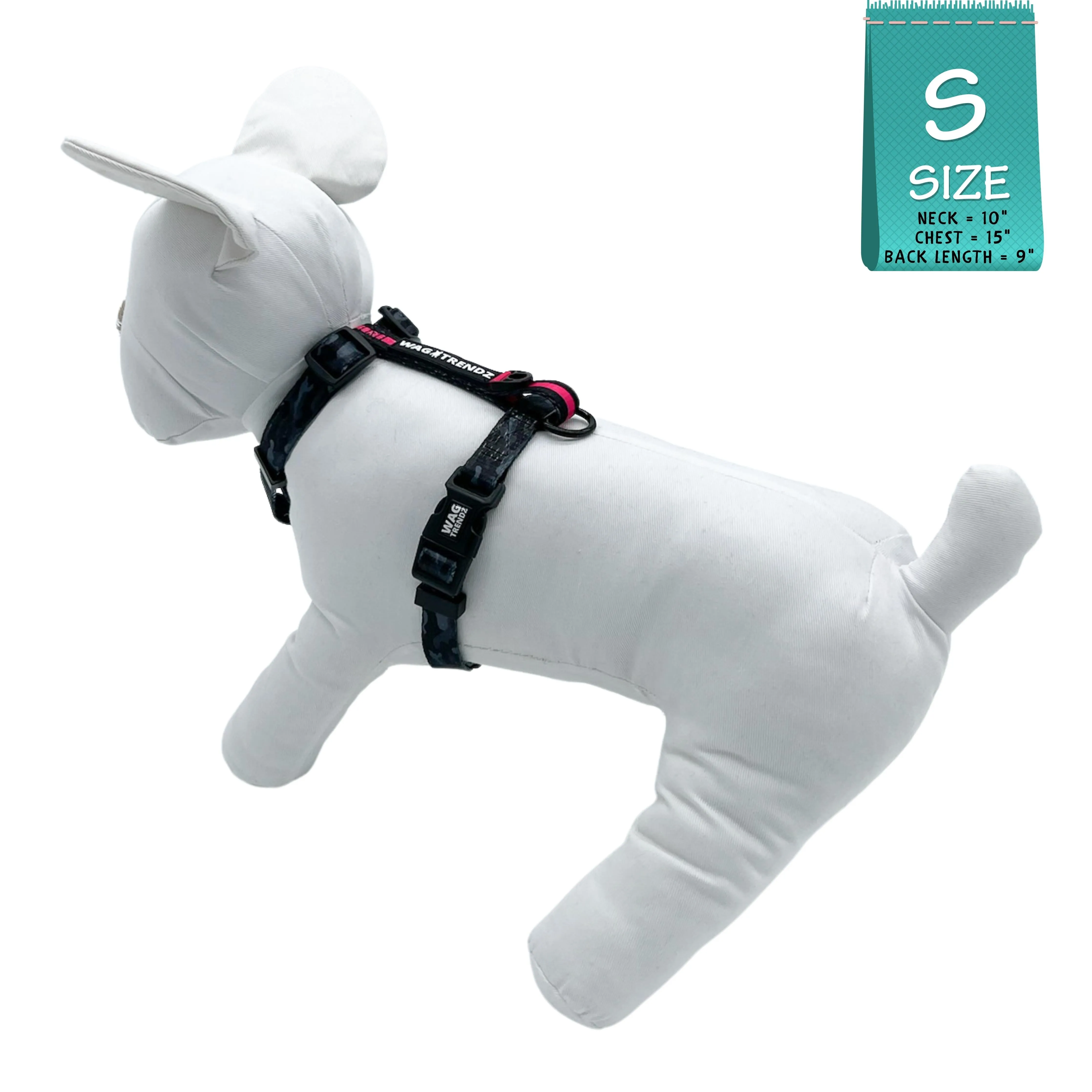 H Dog Harness | Pink Camo Chic (SHēk)