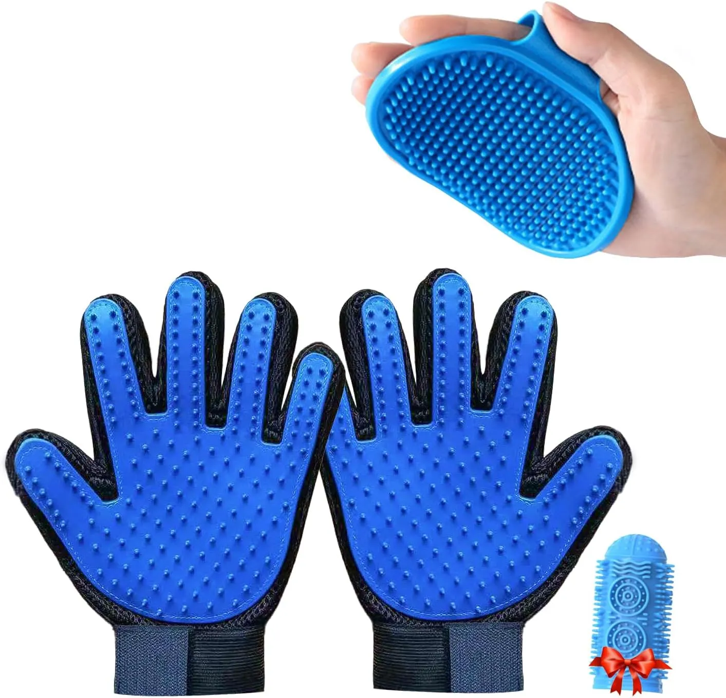 Hair Remover Deshedding Cleaning Massage Gloves For Pets