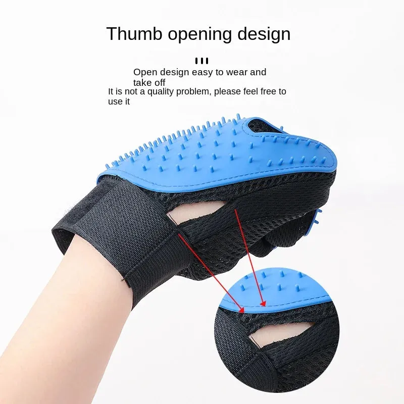 Hair Remover Deshedding Cleaning Massage Gloves For Pets