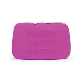 Happy Rabbit Happy Storage Zip Bag Large Purple