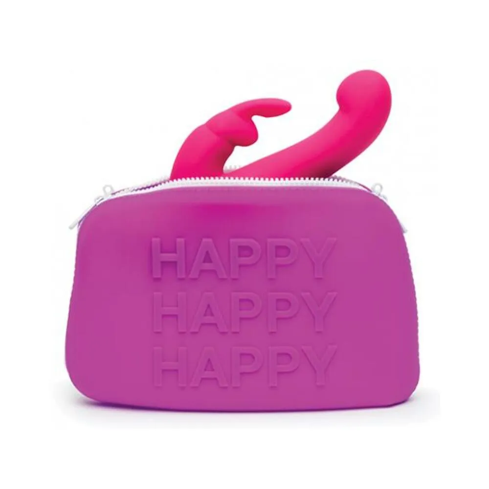 Happy Rabbit Happy Storage Zip Bag Large Purple
