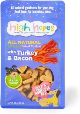 High Hopes - Every Sale Gives Hope to Homeless Pets - Grain Free Turkey & Bacon Cookies