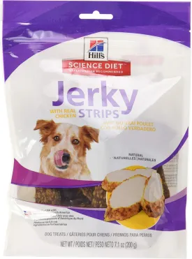 Hill's Natural Jerky Strips, All Life Stages, Great Taste, Dog Treats, Chicken, 7.1 oz Bag