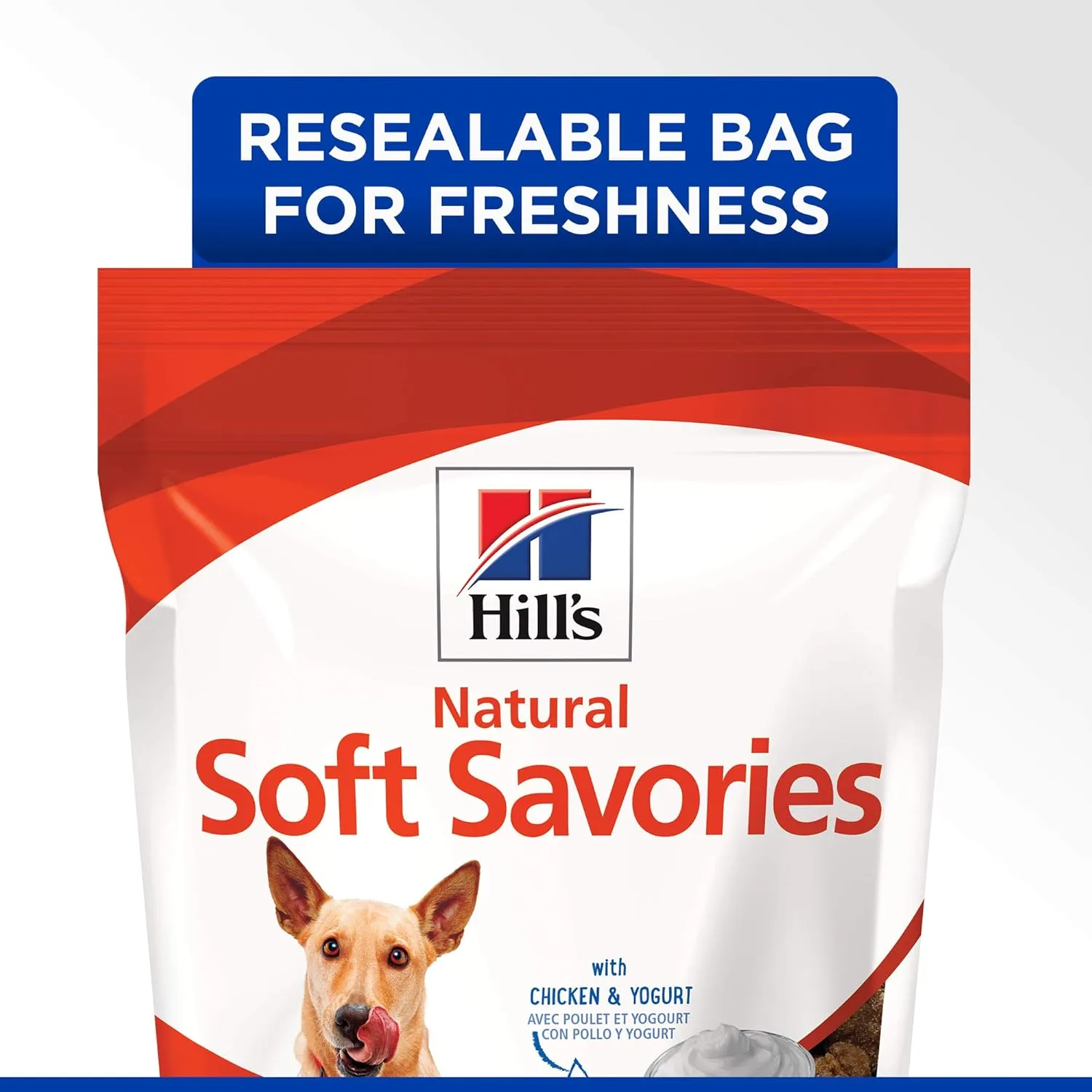 Hill's Natural Soft Savories, All Life Stages, Great Taste, Dog Treats, Chicken & Yogurt, 8 oz Bag