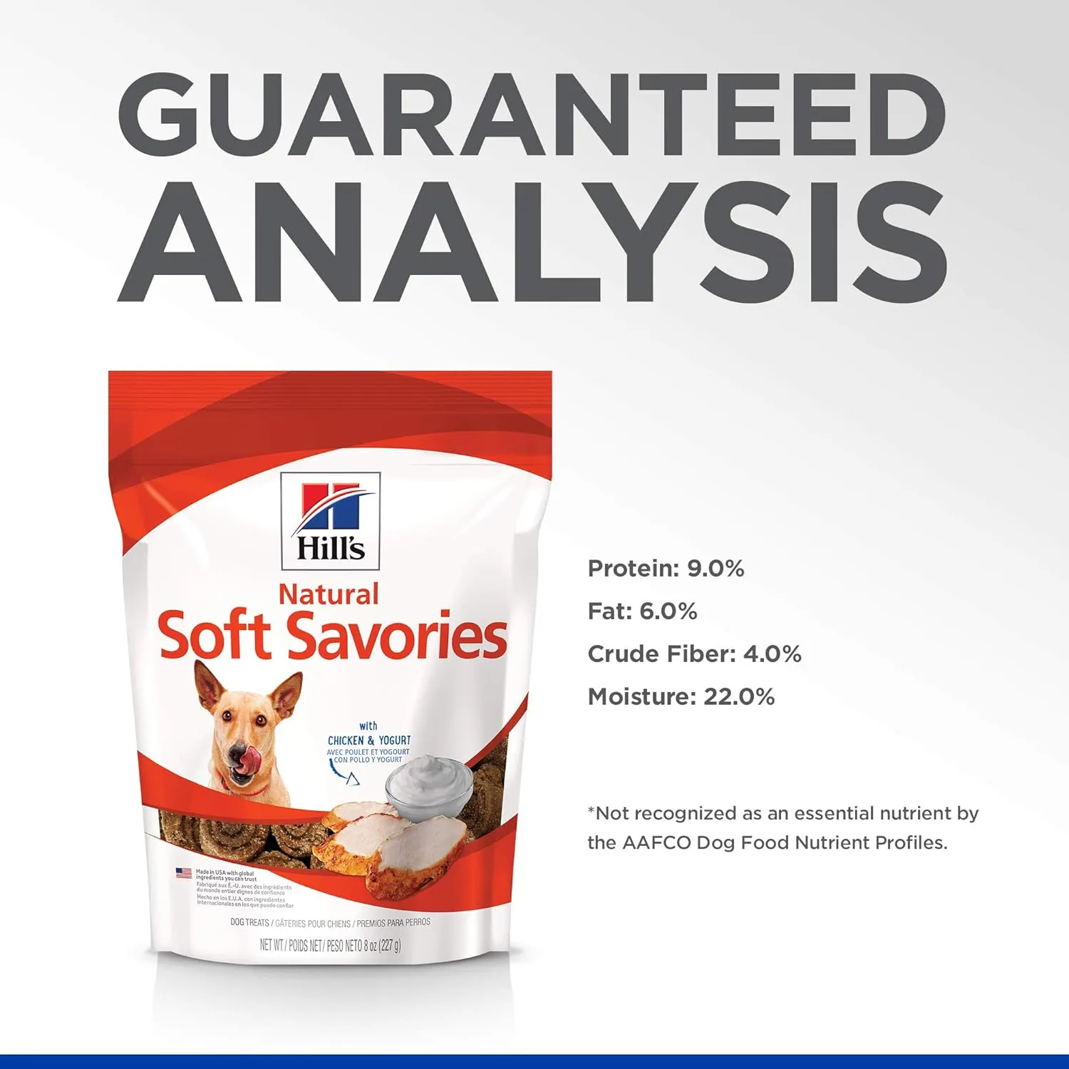 Hill's Natural Soft Savories, All Life Stages, Great Taste, Dog Treats, Chicken & Yogurt, 8 oz Bag