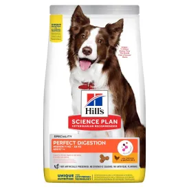 Hill's Perfect Digestion Medium Adult 1  with Chicken & Brown Rice