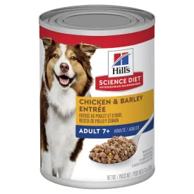 Hills Science Diet Adult 7  Chicken and Barley Entree Canned Dog Food 370g^^^