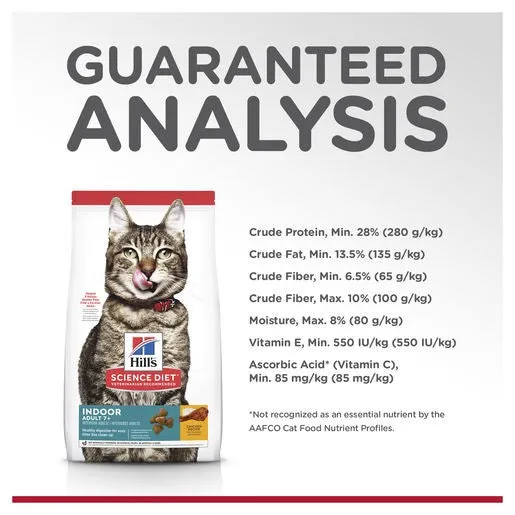Hill's Science Diet Adult 7  Indoor Dry Cat Food