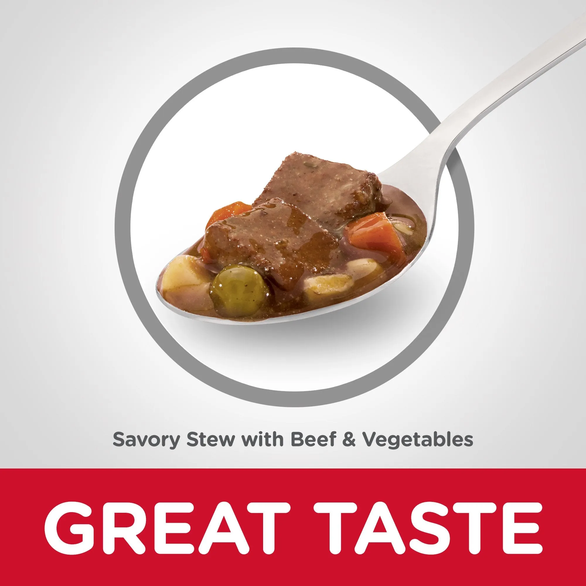 Hills Science Diet Adult 7  Savoury Stew Beef and Vegetables Canned Dog Food 363g
