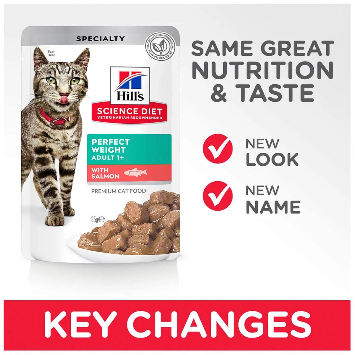 Hill's Science Diet Perfect Weight Adult Salmon Wet Food 85g