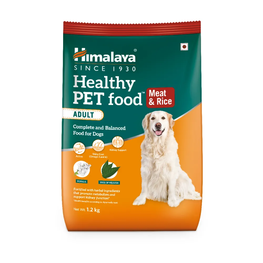Himalaya Meat & Rice Healthy Pet Dry Food and Chicken Healthy Treats Adult Dog Combo