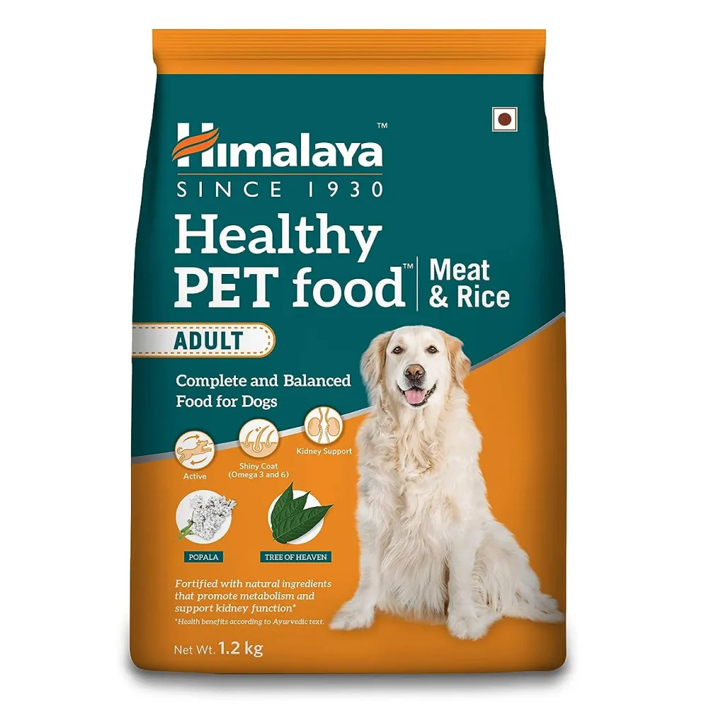 Himalaya Meat & Rice Healthy Pet Dry Food and Chicken Healthy Treats Adult Dog Combo