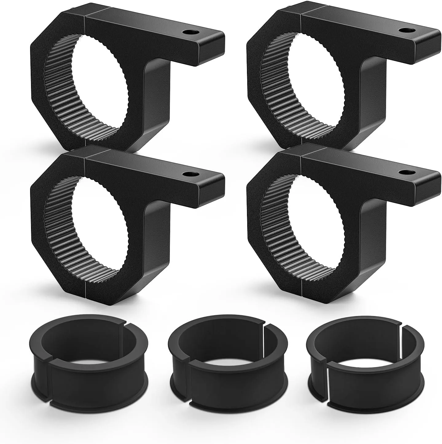 Horizontal Bar Tube Clamp Mount Bracket Kits 2.135in-2.25in-2.375in-2.5in (Pair)