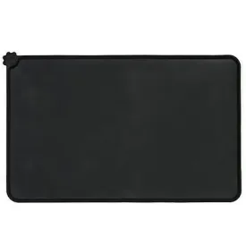 L 54*38cm black Pet silicone placemats, waterproof, non-slip and leak-proof placemats for cats and dogs, car pet mats AZ19852