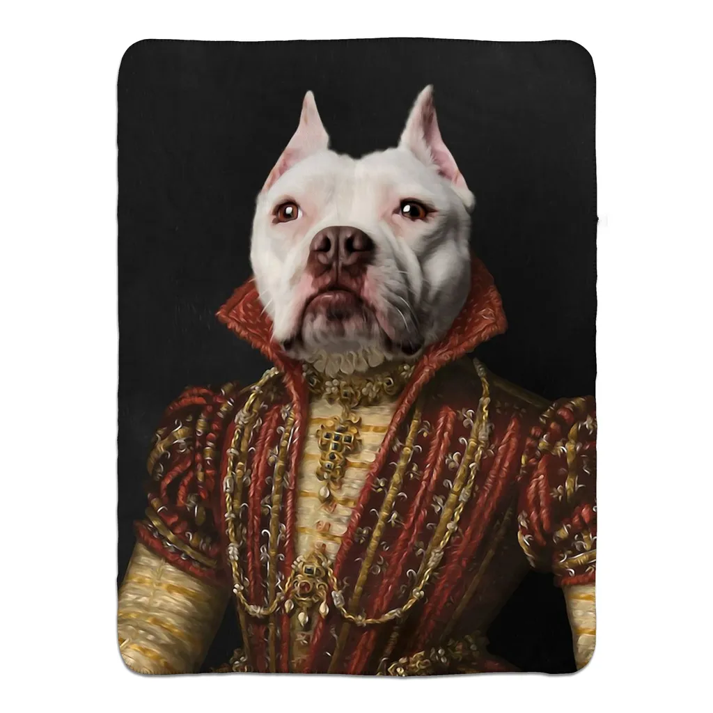 LADY IN RED - FLEECE SHERPA BLANKET