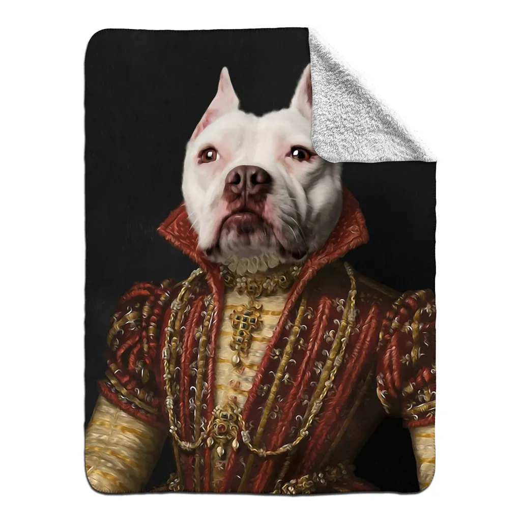 LADY IN RED - FLEECE SHERPA BLANKET