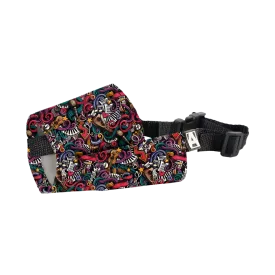 Large Music Patterned Muzzle for Dogs by Artero