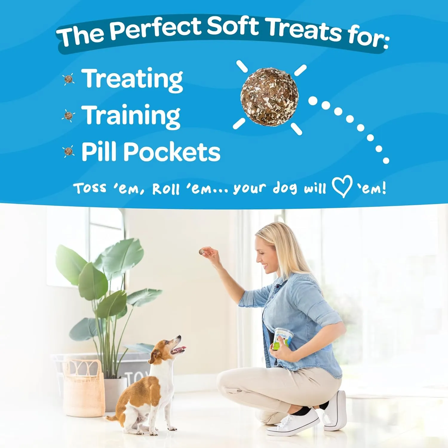 Mango, Spinach, & Chia Healthy Dog Treats - Healthy, Nutritious, All Natural Dog Treats - Vegan, Fiber-Rich, Plant-Based Snacks - All Breeds, Sizes, & Ages - Made in New Zealand - 18pk