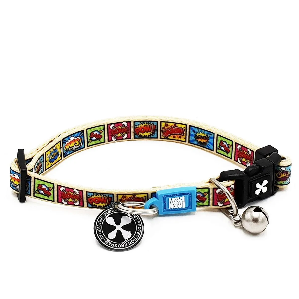 Max&Molly Smart ID Cat Collar Comic
