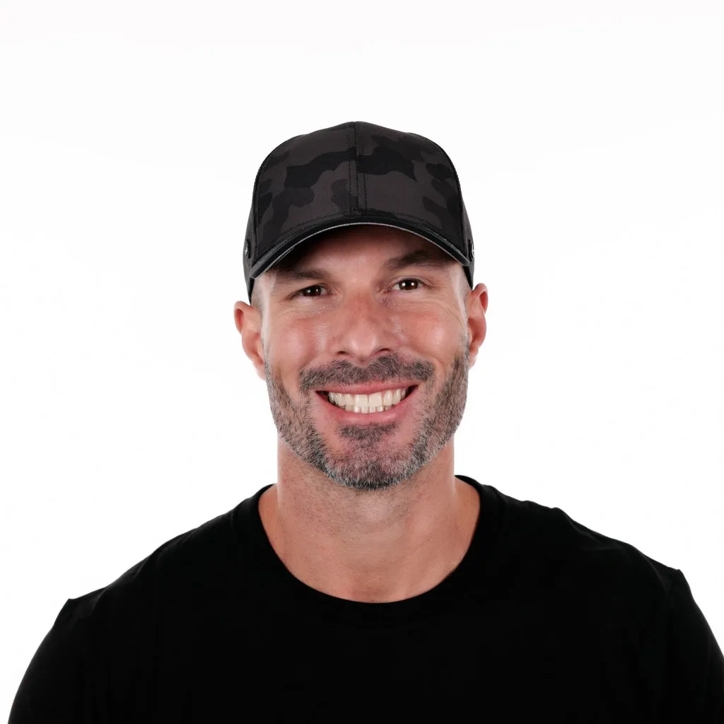 Melin Hydro A-Game Snapback Hat in Black Camo