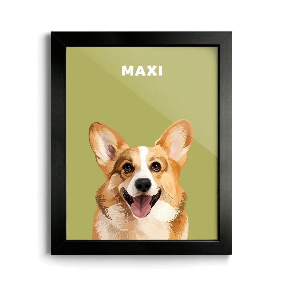 Modern Pet Portrait (1 Pet)