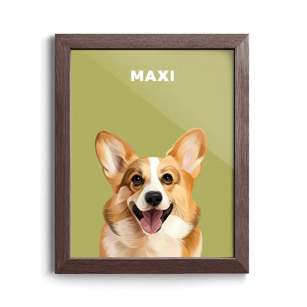 Modern Pet Portrait (1 Pet)