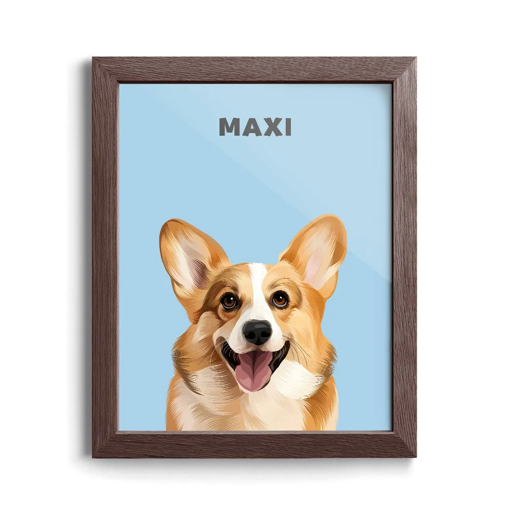 Modern Pet Portrait (1 Pet)
