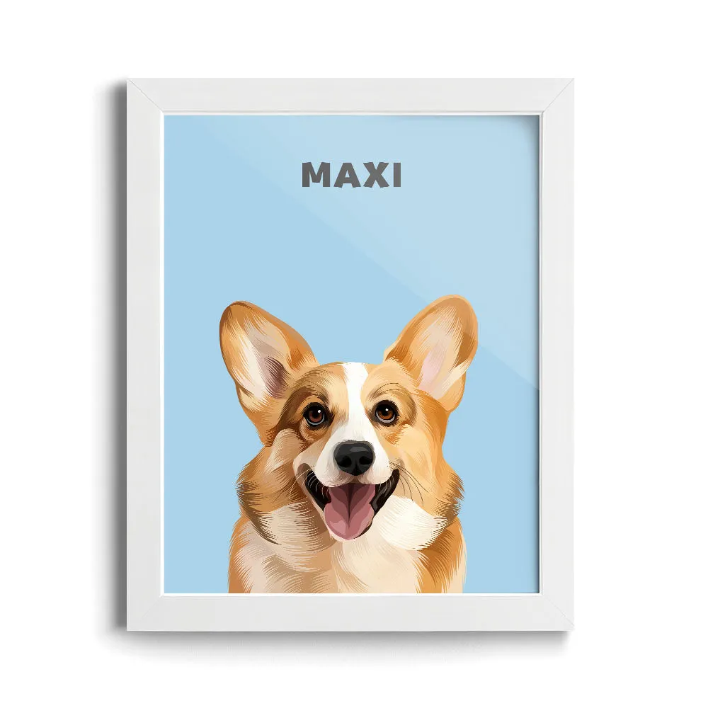 Modern Pet Portrait (1 Pet)