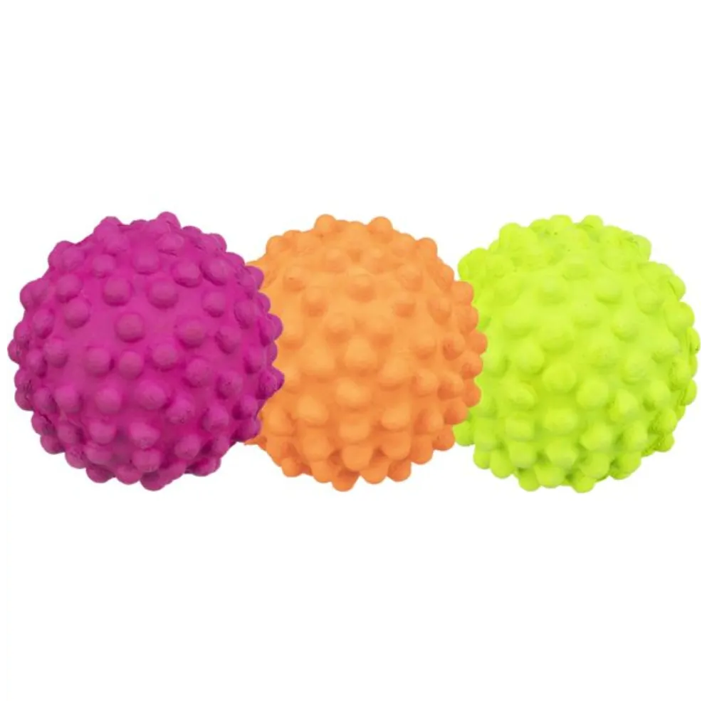 Neon Hedgehog Ball, Foam Rubber, Floatable