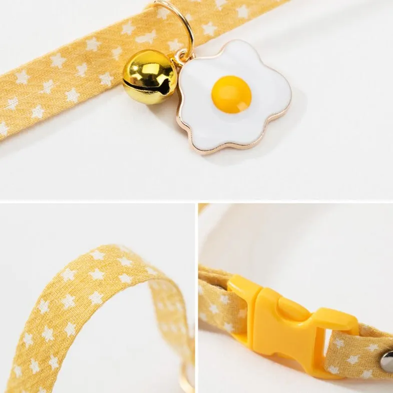 Nuopets Pet Collar Daisy Cat Neck Jewelry Bell