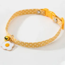 Nuopets Pet Collar Daisy Cat Neck Jewelry Bell