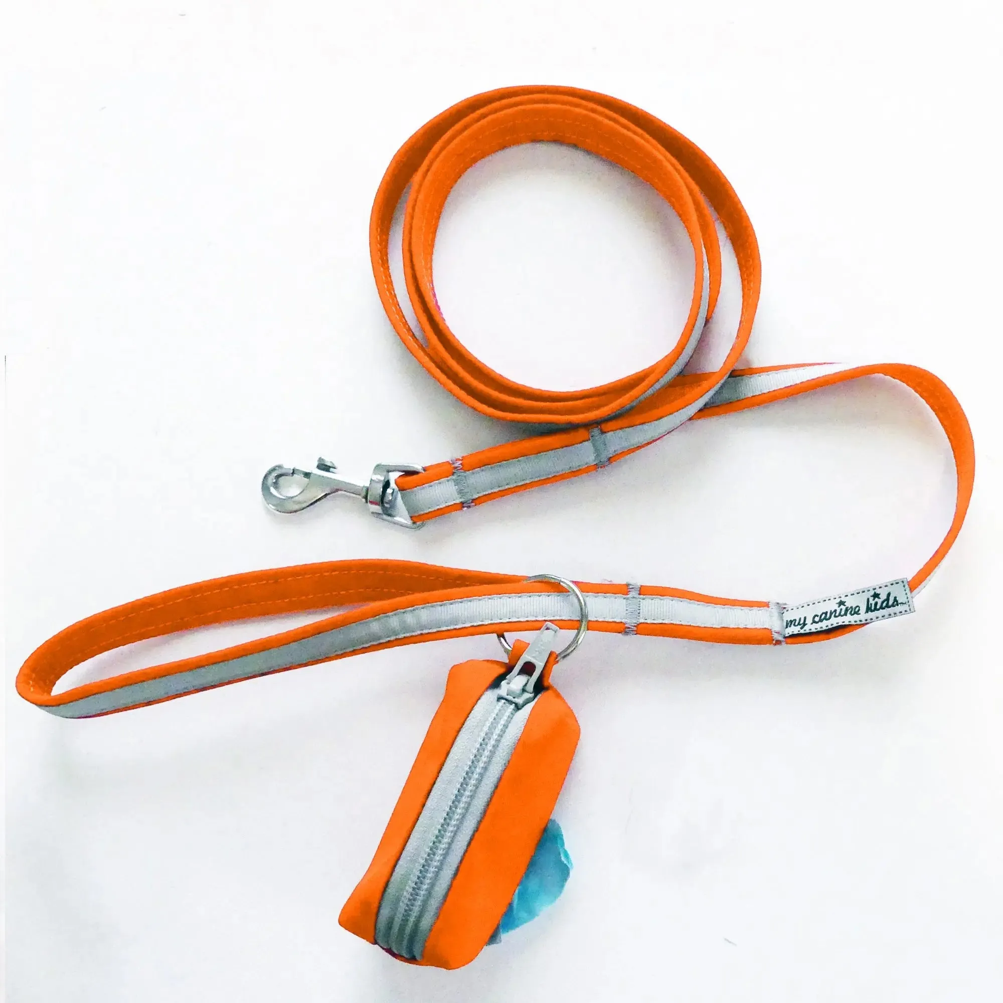 Precision Fit Nylon Poop Bag Holder Matching Leads and Harnesses