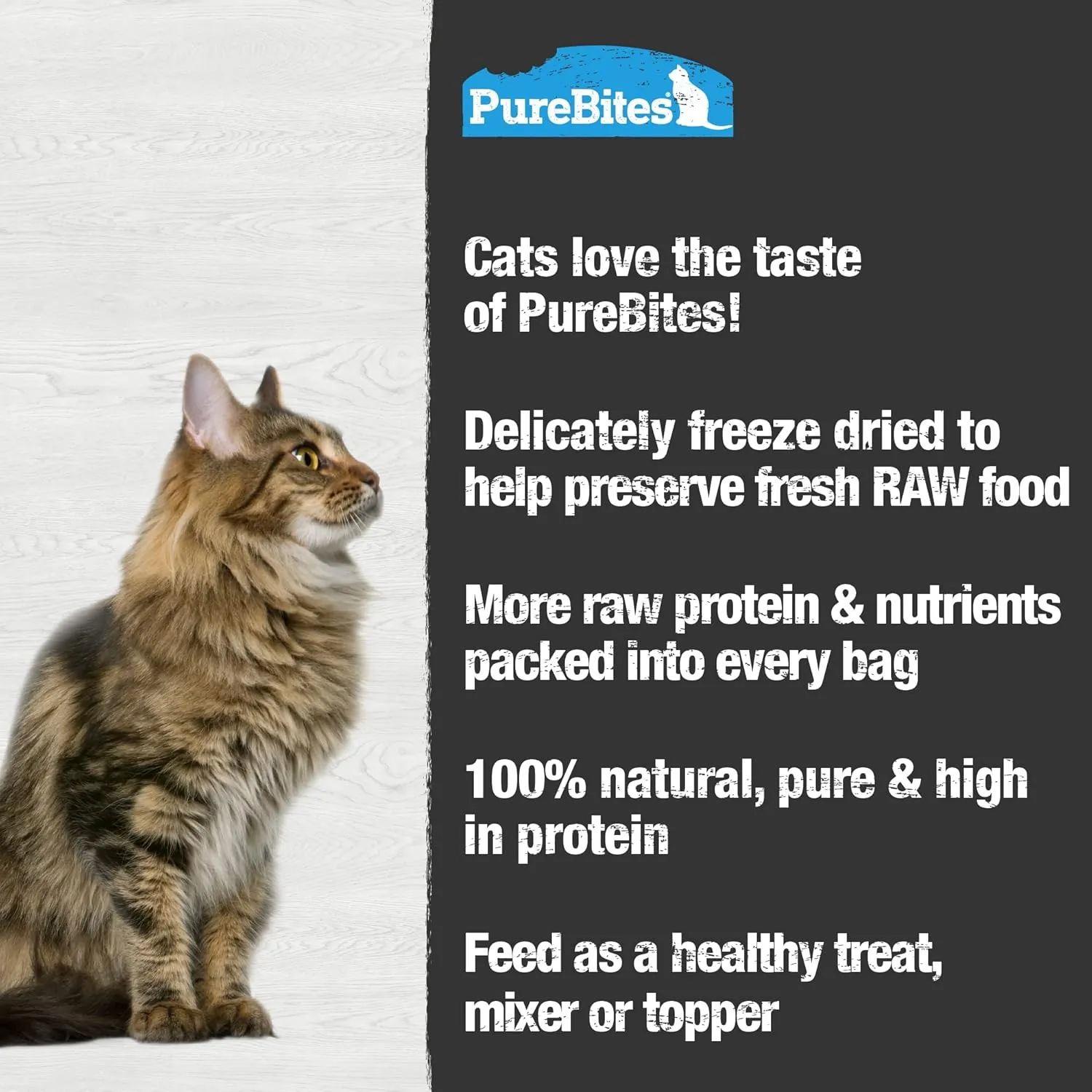 PureBites Tuna Freeze Dried Cat Treats, 0.88Oz | 25G - Value Size (Pack of 2)