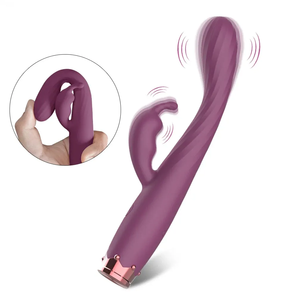 Rabbit Vibrater for G-Spot & Clitoral Stimulation | Finger Sleeve Vibrator