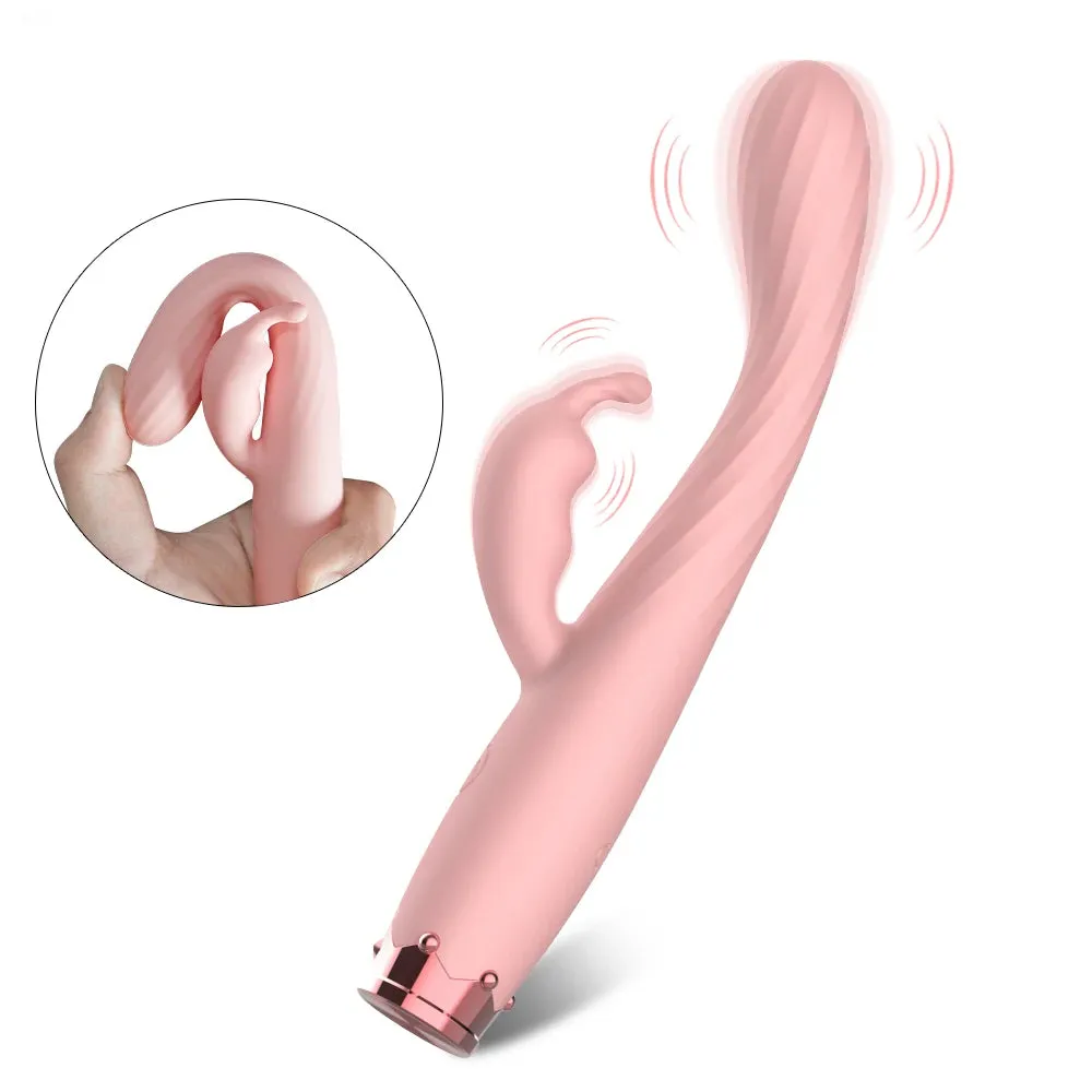 Rabbit Vibrater for G-Spot & Clitoral Stimulation | Finger Sleeve Vibrator