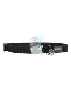 Red Dingo Classic Safety Collar in Black for Cat