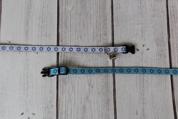 Star of David Cat Collars