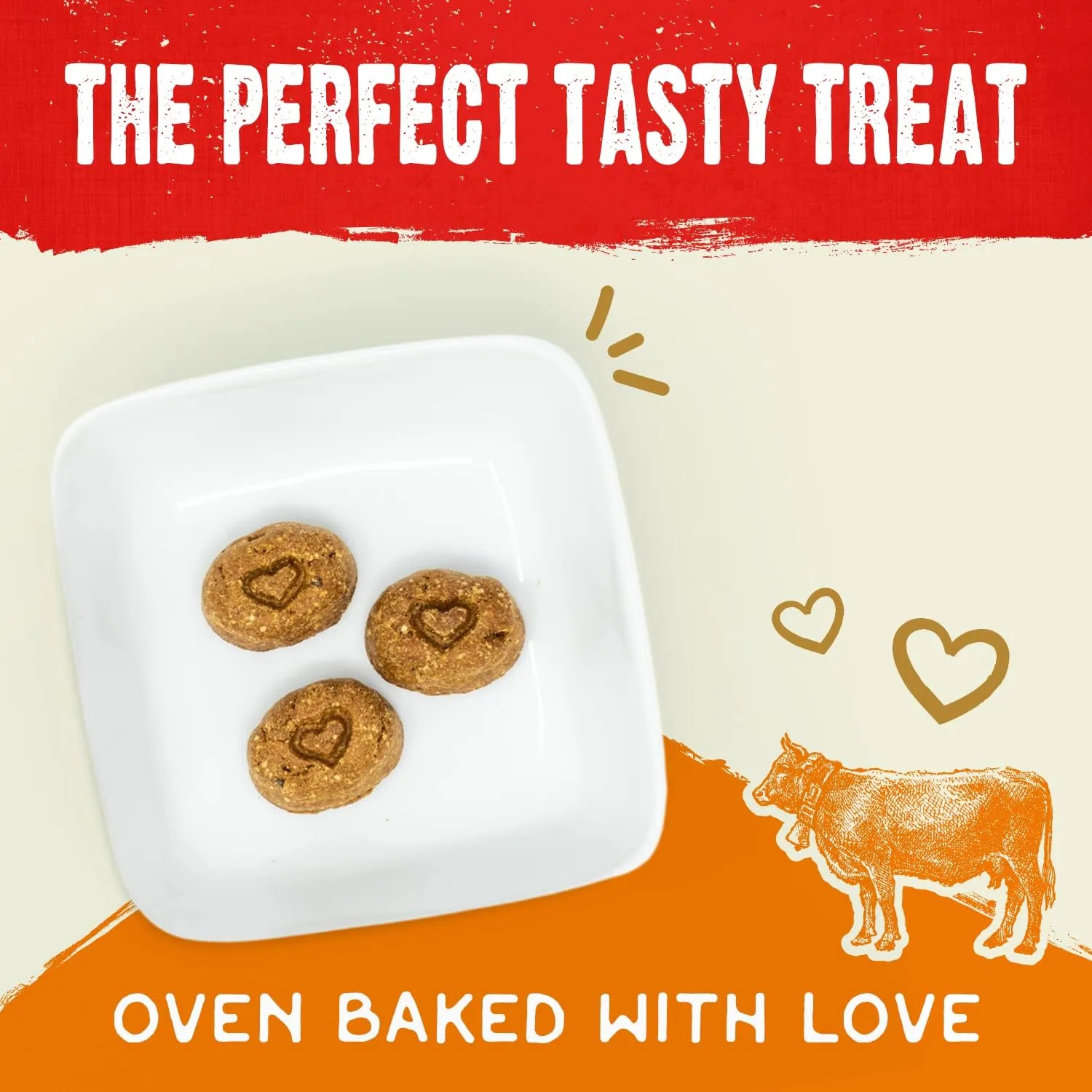 Stella & Chewy's Freeze-Dried Raw Coated Dog Biscuits  Grass-Fed Beef Recipe  Protein Rich, Grain Free Dog & Puppy Treat  Great Snack for Training & Rewarding  9 oz Bag
