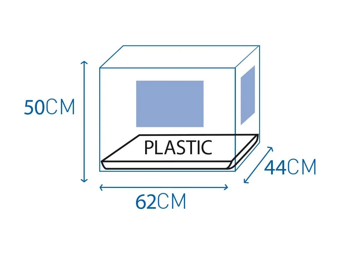 Topline Dog Crate 2 Doors Plastic Tray