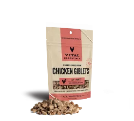 Vital Essentials Cat Freeze Dried Treat Chicken Giblet 1oz