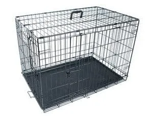 VOYAGER Wire Crate - 2 doors new patented lock Black