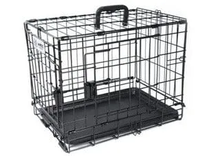 VOYAGER Wire Crate - 2 doors new patented lock Black