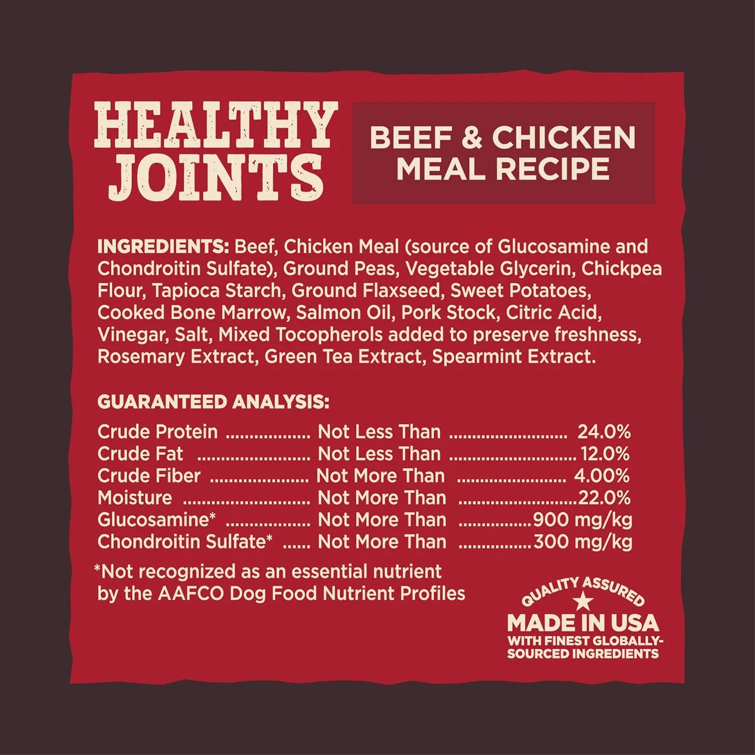 Wellness CORE Healthy Joints Dog Treats, Natural, Grain Free, 8 oz