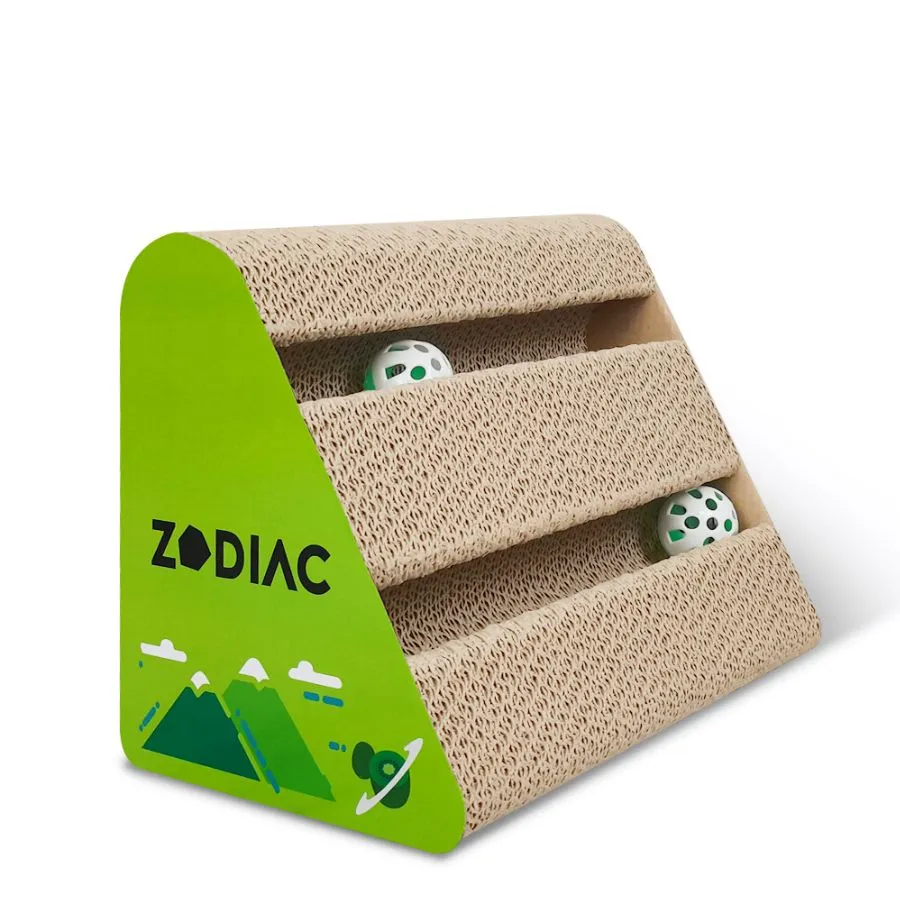 Zodiac Triangle Cat Ball Scratcher